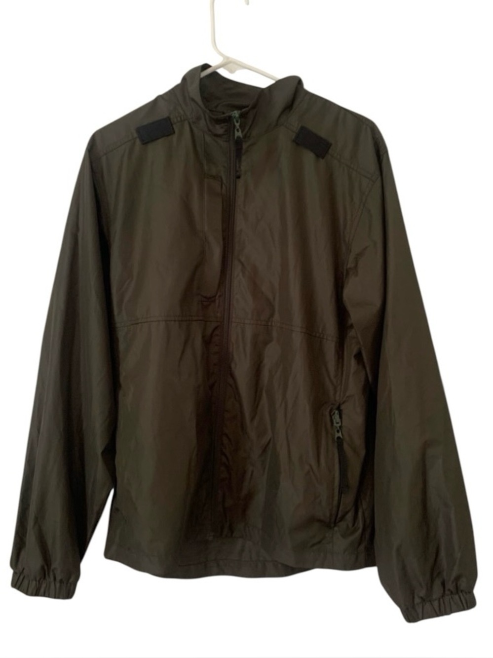 5.11 Tactical Series Packable Jacket Rain Wind Resistant Green Microfiber Small